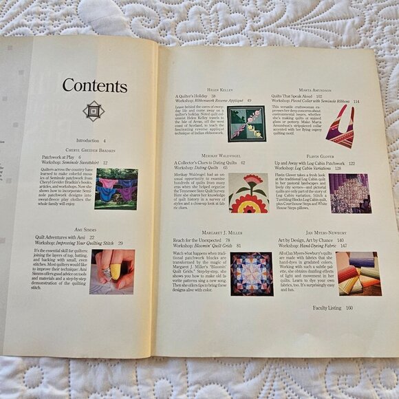 Leisure Arts "Quilt With The Best" 1992 Softcover Book, Techniques & Patterns - Picture 4 of 12